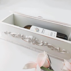 KORRESCRAFT 236-727-02 – Διακοσμητικό Κουτί 37x11,5x14εκ - Shabby White