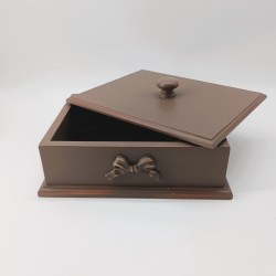 KORRESCRAFT 236-728-45 – Διακοσμητικό Κουτί Choco 25x8,5x20εκ - Mocca