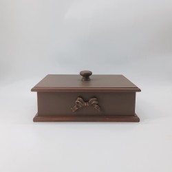 KORRESCRAFT 236-728-45 – Διακοσμητικό Κουτί Choco 25x8,5x20εκ - Mocca