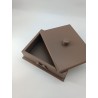KORRESCRAFT 236-728-45 – Διακοσμητικό Κουτί Choco 25x8,5x20εκ - Mocca