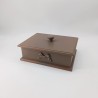 KORRESCRAFT 236-728-45 – Διακοσμητικό Κουτί Choco 25x8,5x20εκ - Mocca