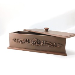 KORRESCRAFT 236-727-45 – Διακοσμητικό Κουτί 37x11,5x14εκ - Mocca