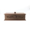 KORRESCRAFT 236-727-45 – Διακοσμητικό Κουτί 37x11,5x14εκ - Mocca