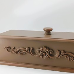 KORRESCRAFT 236-727-45 – Διακοσμητικό Κουτί 37x11,5x14εκ - Mocca