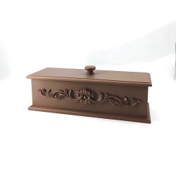 KORRESCRAFT 236-727-45 – Διακοσμητικό Κουτί 37x11,5x14εκ - Mocca