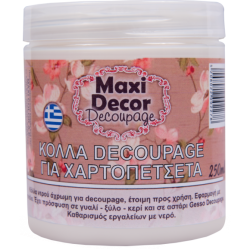 Κόλλα decoupage για χαρτοπετσέτα 250ml MAXI DECOR 430000539