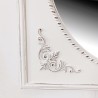 KORRESCRAFT 270-091-02 – Καθρέπτης Τοίχου Οβάλ 90Χ70εκ – Province – White Chocolate