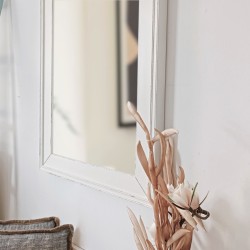 KORRESCRAFT 266-276-48 – Καθρέπτης Τοίχου 120Χ70ΕΚ – Breeze – White Chocolate
