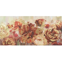 Πίνακας καμβάς τριαντάφυλλα 150x70εκ INART 3-90-006-0137