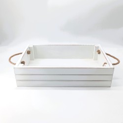 KORRESCRAFT- 236-721-02 Ξύλινη Θήκη Κρασιού με λαβές 37Χ23Χ9εκ