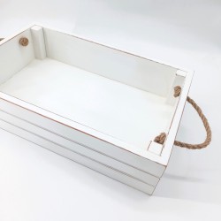 KORRESCRAFT- 236-721-02 Ξύλινη Θήκη Κρασιού με λαβές 37Χ23Χ9εκ