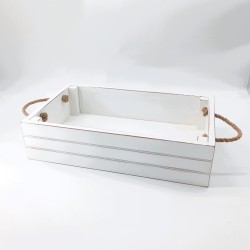 KORRESCRAFT- 236-721-02 Ξύλινη Θήκη Κρασιού με λαβές 37Χ23Χ9εκ
