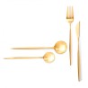 Σετ ανοξείδωτα μαχαιροπήρουνα χρυσά 24 τμχ SP tableware Sienna 40010702