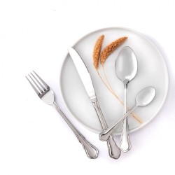 Σετ ανοξείδωτα μαχαιροπίρουνα ασημί 24 τμχ SP tableware Milan 40010706