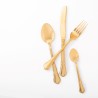 Σετ ανοξείδωτα μαχαιροπίρουνα χρυσά 24 τμχ SP tableware Milan 40010708