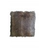 Μαξιλάρι συνθετική γούνα καφέ/μπεζ 45x45 JK Home Decor 760142