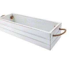 KORRESCRAFT- 236-720-02 Ξύλινη Θήκη Κρασιού με λαβές 37Χ12Χ9εκ