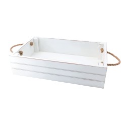 KORRESCRAFT- 236-721-02 Ξύλινη Θήκη Κρασιού με λαβές 37Χ23Χ9εκ