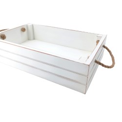 KORRESCRAFT- 236-721-02 Ξύλινη Θήκη Κρασιού με λαβές 37Χ23Χ9εκ