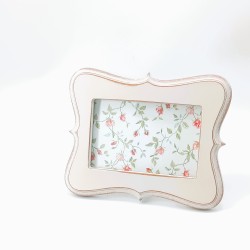KORRESCRAFT- 245-004-63 Ξύλινη Κορνίζα Vintage 10x15cm - Cottage White