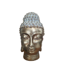 Κεφάλι βούδα polyresin χρυσό/λευκό 30εκ JK Home Decor 88660
