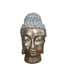 Κεφάλι βούδα polyresin χρυσό/λευκό 30εκ JK Home Decor 88660