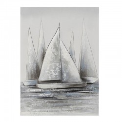Πίνακας Καμβάς ιστιοφόρα 50x70εκ Inart 3-90-519-0172