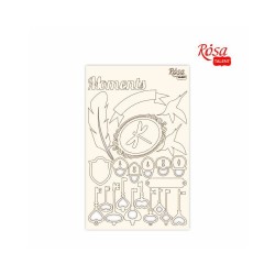 Chipboard για scrapbooking Floral poem 12.6X20εκ ROSA TALENT 913704