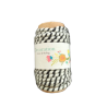 Κορδόνι μάλλινο 5 m δίχρωμο μαύρο/άσπρο 125221-1