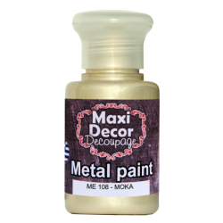 Μεταλλικό ακρυλικό χρώμα MAXI DECOR 60 ml (ΜΟΚΑ) ME-108