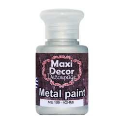 Μεταλλικό ακρυλικό χρώμα MAXI DECOR 60 ml (ΑΣΗΜΙ) ME-109