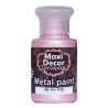 Μεταλλικό ακρυλικό χρώμα MAXI DECOR 60 ml (ΡΟΖ) ME-114