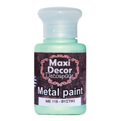 Μεταλλικό ακρυλικό χρώμα MAXI DECOR 60 ml (ΦΥΣΤΙΚΙ) ME-118