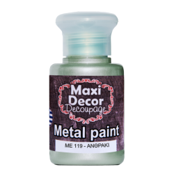 Μεταλλικό ακρυλικό χρώμα MAXI DECOR 60 ml (ΑΝΘΡΑΚΙ) ME-119