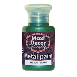 Μεταλλικό ακρυλικό χρώμα MAXI DECOR 60 ml (ΕΛΑΤΟ) ME-126