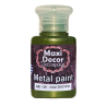 Μεταλλικό ακρυλικό χρώμα MAXI DECOR 60 ml (ΛΑΔΙ ΣΚΟΥΡΟ) ME-128