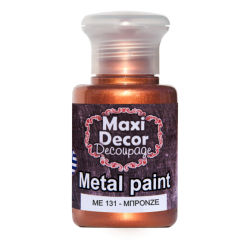 Μεταλλικό ακρυλικό χρώμα MAXI DECOR 60 ml (ΜΠΡΟΝΖΕ) ME-131