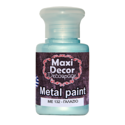 Μεταλλικό ακρυλικό χρώμα MAXI DECOR 60 ml (ΓΑΛΑΖΙΟ ME-132