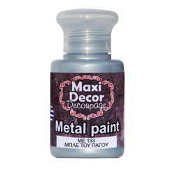 Μεταλλικό ακρυλικό χρώμα MAXI DECOR 60 ml (ΜΠΛΕ ΤΟΥ ΠΑΓΟΥ) ME-133