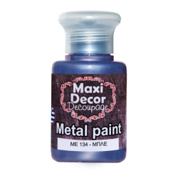 Μεταλλικό ακρυλικό χρώμα MAXI DECOR 60 ml (ΜΠΛΕ) ME-134