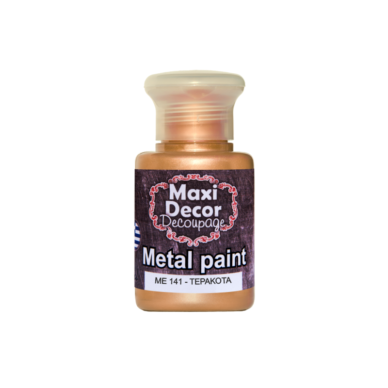 Μεταλλικό ακρυλικό χρώμα MAXI DECOR 60 ml (ΤΕΡΑΚΟΤΑ) ME-141