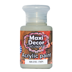 Ακρυλικό χρώμα 60 ml (ΓΚΡΙ) MAXI DECOR MA-016