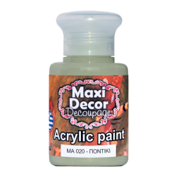 Ακρυλικό χρώμα 60 ml (ΠΟΝΤΙΚΙ) MAXI DECOR MA-020