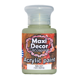 Ακρυλικό χρώμα 60 ml (ΓΚΡΙ ΠΕΡΛΕ) MAXI DECOR MA-021