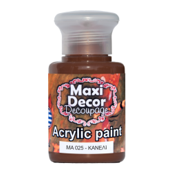 Ακρυλικό χρώμα 60 ml (ΚΑΝΕΛΙ) MAXI DECOR MA-025