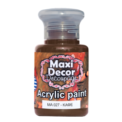 Ακρυλικό χρώμα 60 ml (ΚΑΦΕ) MAXI DECOR MA-027