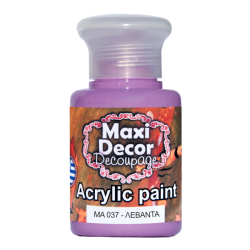 Ακρυλικό χρώμα 60 ml (ΛΕΒΑΝΤΑ) MAXI DECOR MA-037