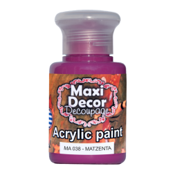 Ακρυλικό χρώμα 60 ml (ΜΑΤΖΕΝΤΑ) MAXI DECOR MA-038