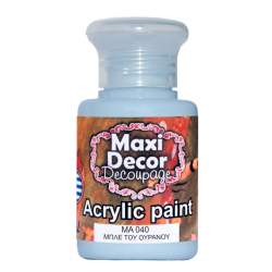 Ακρυλικό χρώμα 60 ml (ΜΠΛΕ ΟΥΡΑΝΟΥ) MAXI DECOR MA-040