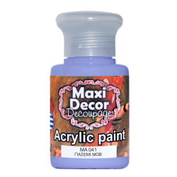 Ακρυλικό χρώμα 60 ml (ΓΙΑΣΕΜΙ ΜΩΒ) MAXI DECOR MA-041